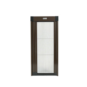 Trackless invisible folding window screen